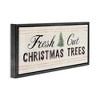 Stupell Industries Fresh Cut Christmas Trees Vintage Floating Frame Canvas Art - 2 of 4