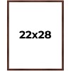 PosterPalooza | Classic Modern Brown Picture Frame - UV Acrylic, Foam Board Backing, Hanging Hardware - 2 of 4