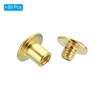 Unique Bargains Rust Proof Leather Belt Scrapbook Binding Accessories M5 Chicago Screws 50 Sets - 3 of 4