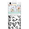 Sketchy Hearts Wall Decal Black - RoomMates: Vinyl Self-Adhesive Modern Decor, 76pc - image 2 of 4