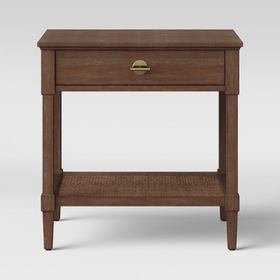 target wood nightstand