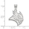 Black Bow Jewelry 10k White Gold Rice Owls NCAA Large Pendant - 2 of 3