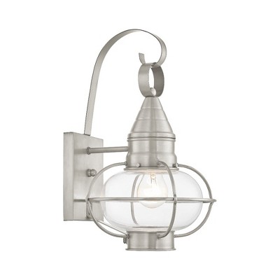 Livex Lighting Newburyport 1 - Light Wall Light in  Brushed Nickel