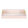 Kate and Laurel Lipton Tray, 16.5x12.25, Pink Mirror - 2 of 4