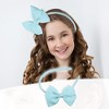 Unique Bargains Bow Headband Fashion Cute Polyester Hairband for Teenager 5.9x4.4 Inch - 2 of 4