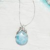 Ross-Simons Larimar Octopus Pendant Necklace in Sterling Silver - 3 of 4
