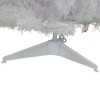 Northlight 3' Pre-Lit LED Snow White Artificial Christmas Tree, Multi Lights - 2 of 4