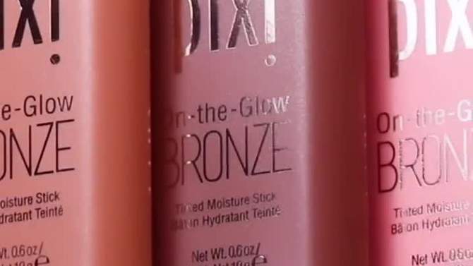 Pixi On The Glow Bronze Tinted Moisturizer Stick Bronzer - 0.67oz, 2 of 22, play video