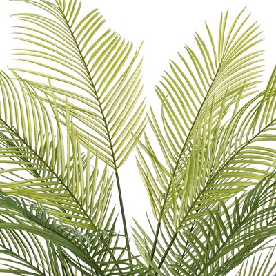 50'' Green Areca Palm in Black Plastic Pot