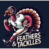 Thanksgiving Feathers & Tackles Turkey Football Player Adult Crew Neck Short Sleeve Tee - 2 of 2