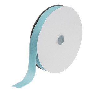 Unique Bargains Soft Single Face Spool Silky Velvet Ribbon for Bouquets DIY Crafts - 1 of 3