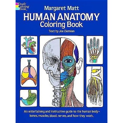 Human Anatomy Coloring Book - (Dover Children's Science Books) by  Margaret Matt & Joe Ziemian (Paperback)