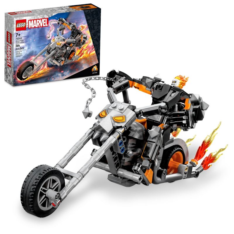 LEGO Marvel Ghost Rider Mech &#38; Bike Motorbike Toy 76245, 1 of 8