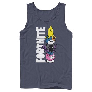 Mens Fortnite Cute Characters Logo Tank Top - 1 of 4
