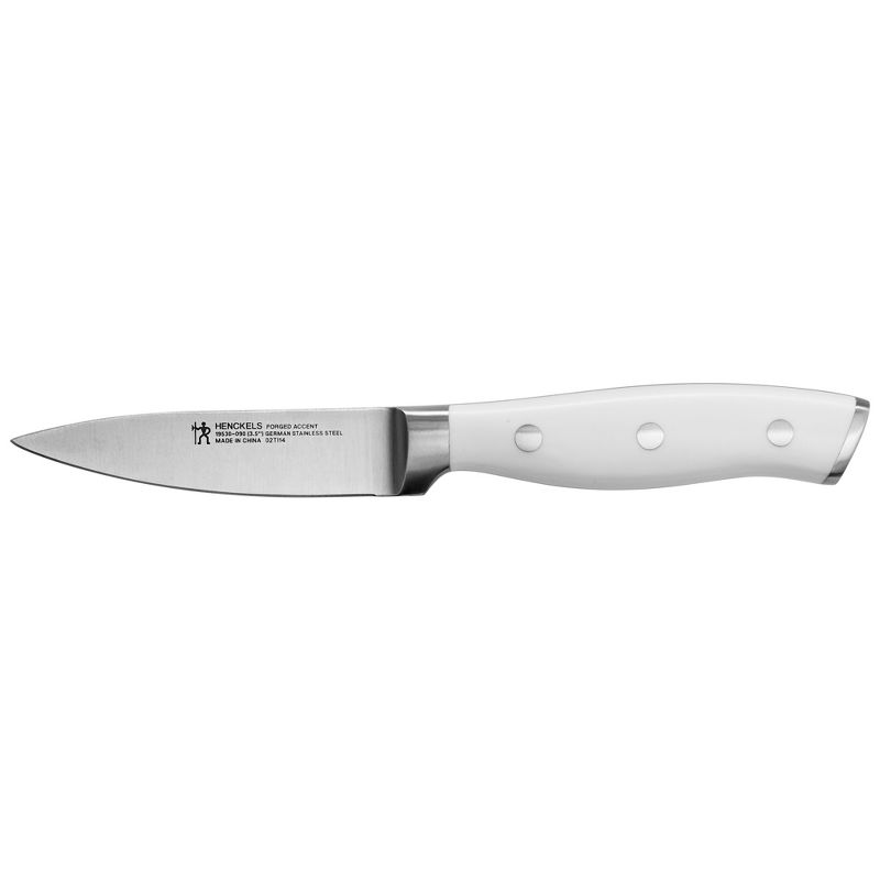 Henckels Forged Accent 3.5-inch Paring Knife - White Handle, 1 of 3