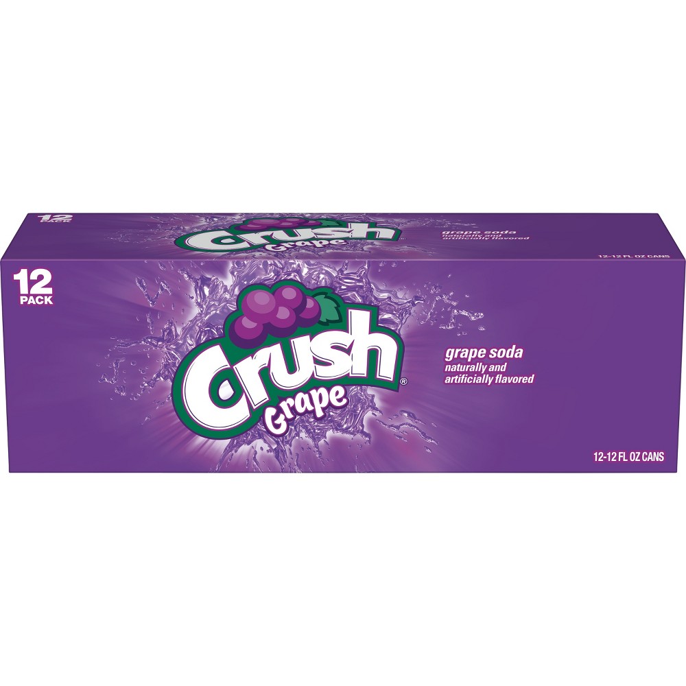 UPC 078000013450 product image for Crush Grape Soda 12 oz, 12 pk | upcitemdb.com