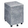 NicBex Mobile File Cabinet with Wheels,Modern Vertical Filing Cabinets with 3 Drawers ,Office Cabinet for Home, Office - 2 of 4