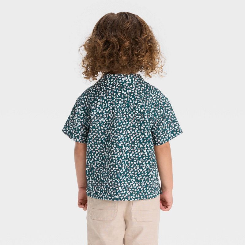 Toddler Boys' Short Sleeve Button-Down Shirt - Cat & Jack™, 2 of 10