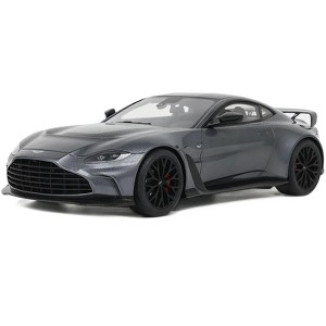 2023 Aston Martin V12 Vantage Gray Metallic 1/18 Model Car by GT Spirit - 1 of 4