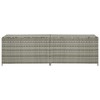 Storage Chest Grey Polyethylene Rattan 78.7 in x 19.7 in x 23.6 in - 3 of 4
