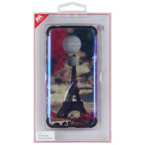 MyBat Design Case for Motorola Moto G7 Play - Multi Color Eiffel Tower - 1 of 1