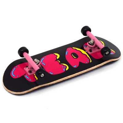 Teak Tuning Pro 32mm Fingerboard Complete - 5 Ply Wood Deck with Pro Trucks - Donut Teak