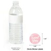 Big Dot of Happiness Pink Elegantly Simple - Guest Party Favors Circle Sticker Labels - 24 Count - 3 of 4