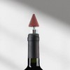 Unique Bargains Wine Stopper Aluminum Alloy TPR Wood 3.94"x0.79"x0.79" 1 Pc - 2 of 3
