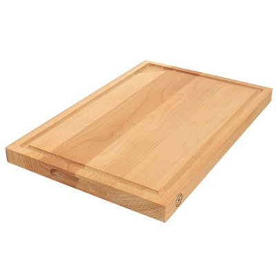 Gibson 18 Inch x 12 Inch Reversible Rectangle Beech Wood Cutting Board