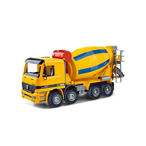 Insten 14" Cement Mixer Truck With Friction Power, Vehicle Toys For Kids