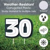 Big Dot of Happiness Cheers and Beers to 30 Years - Yard Sign and Outdoor Lawn Decorations - 30th Birthday Party Yard Signs - Set of 8 - 3 of 4
