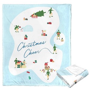 Warner Bros. Elf Christmas Cheer Silk Touch Throw Blanket 50x60 Inches - 1 of 4