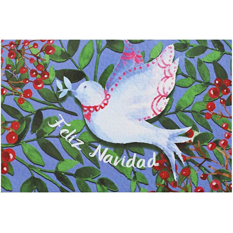 48 Pack (8 of Each) Feliz Navidad Spanish Christmas Cards with Envelopes, 4 x 6 inches, 6 Assorted Designs Merry Xmas Festive Themed Greeting, 5 of 7