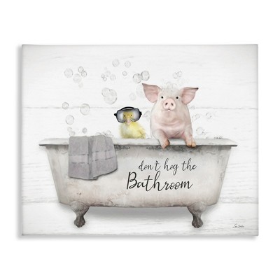 Stupell Industries Don't Hog Bathroom, 20" x 16"