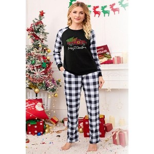 Coolmee Womens Christmas Matching Sets Christmas Christmas Elf Holiday Xmas Set - 1 of 3