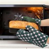 REGALWOVEN Soft Floral Oven Mitts, Heat-Resistant Cooking Gloves, Thick Cotton Lining, Gripping for Baking, Kitchen Mitts Set of 2 - 4 of 4