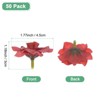 Unique Bargains Silk Rose Artificial Flower Heads - 3 of 4