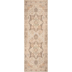 Nourison Vintage Washables Medallion Non-Slip Indoor Rug - 1 of 4
