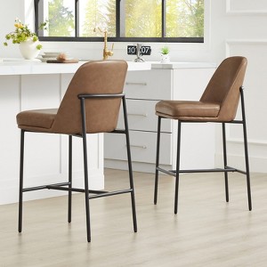 Spruce&Spring Modern 27 inch Counter Height Bar Stool Set of 2 - 1 of 4