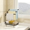 Aghana Digitals Stainless Steel Sink Organizer with Drain Pan for Sponge, Soap, Brush & Dishcloth - 2 of 4