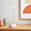 Decorative Agate Accent on Metal and Marble Stand (Each One Will Vary) - 3 of 4