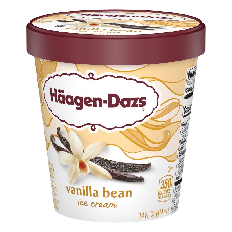 Haagen Dazs Vanilla Bean Ice Cream - 14oz, 5 of 12