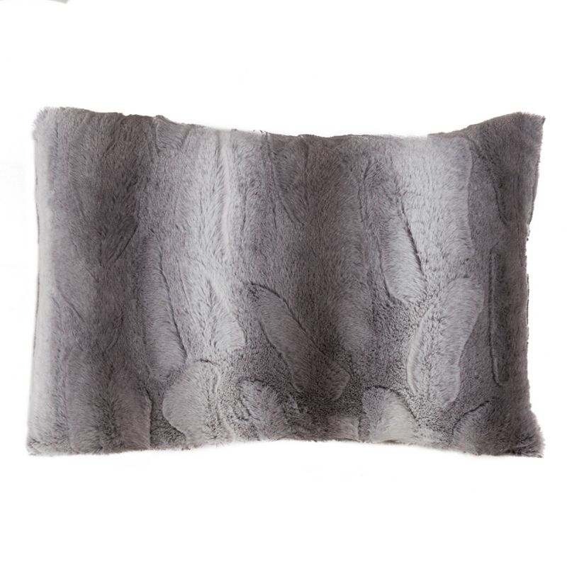 Oversize Animal Print Faux Fur Throw Pillow - Saro Lifestyle, 1 of 5
