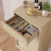 Whizmax Trash Cabinet Tilt Out, Hidden Trash Cabinet 20 Gallon Pet-Proof Trash Bin Holder, Free Standing Garbage Can Cabinet for Kitchen Dining Room - 4 of 4