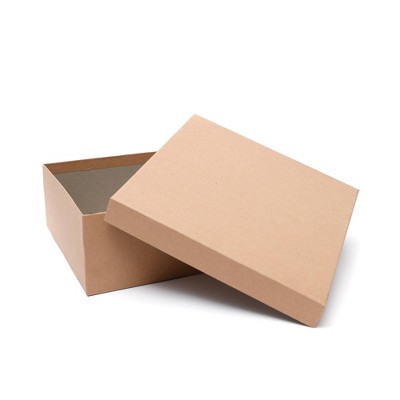3x3x3 20 Pack Brown Cardboard Kraft Tuck Top Gift Boxes with Lids 