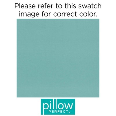 Radiance Aqua Blue Polyester Outdoor Loveseat Cushion