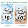Unique Bargains Aluminum Weather Resistant Waterproof Rust Free Traffic Sign 1 Pc - 4 of 4