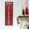 Reversible 'Felices Fiestas' to 'Feliz Navidad' Wood Christmas Wall Décor Dark Red/White - Wondershop™ - 3 of 4