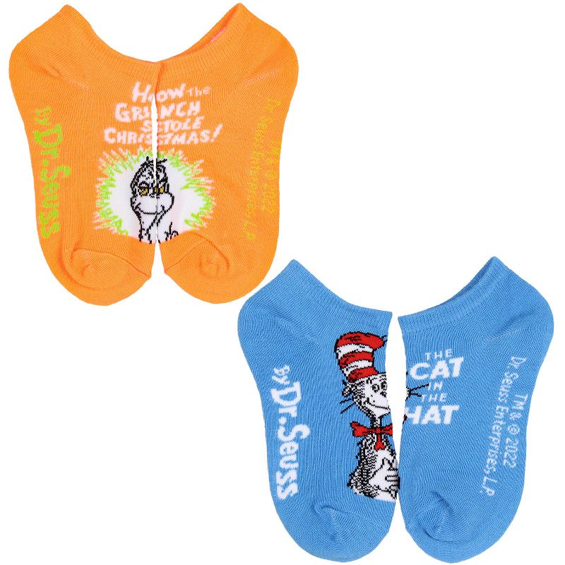 Dr. Seuss Book Titles and Characters Kids Week Of Socks Box Set 7 Pairs Multicoloured, 5 of 8
