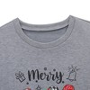 Womens Merry Christmas Sweatshirt Funny Christmas Tree Truck Graphic Pullover Casual Long Sleeve Blouse Tops Green - 3 of 4